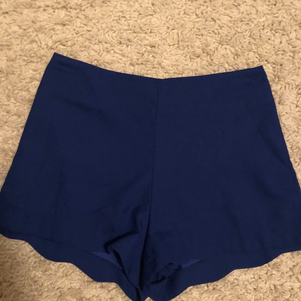 Blue shorts